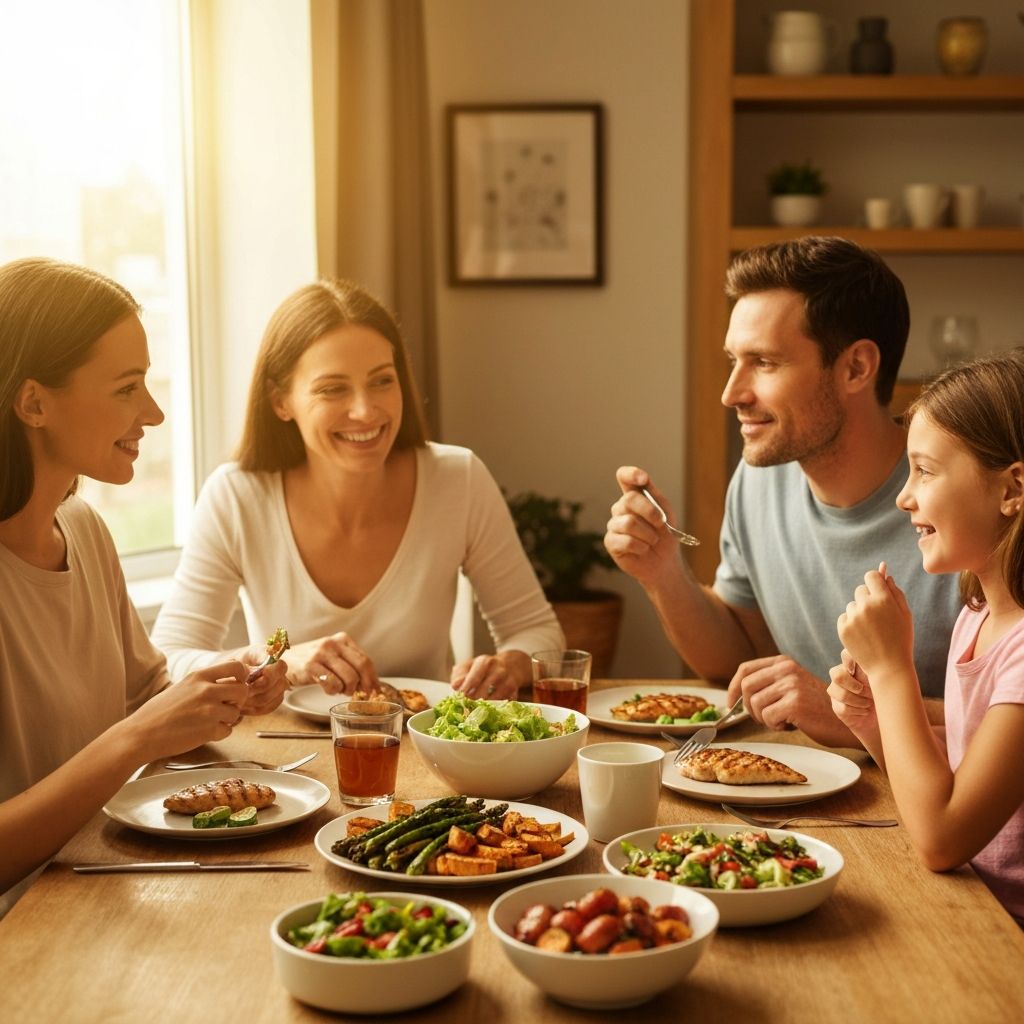 Gemeinsames Familienessen